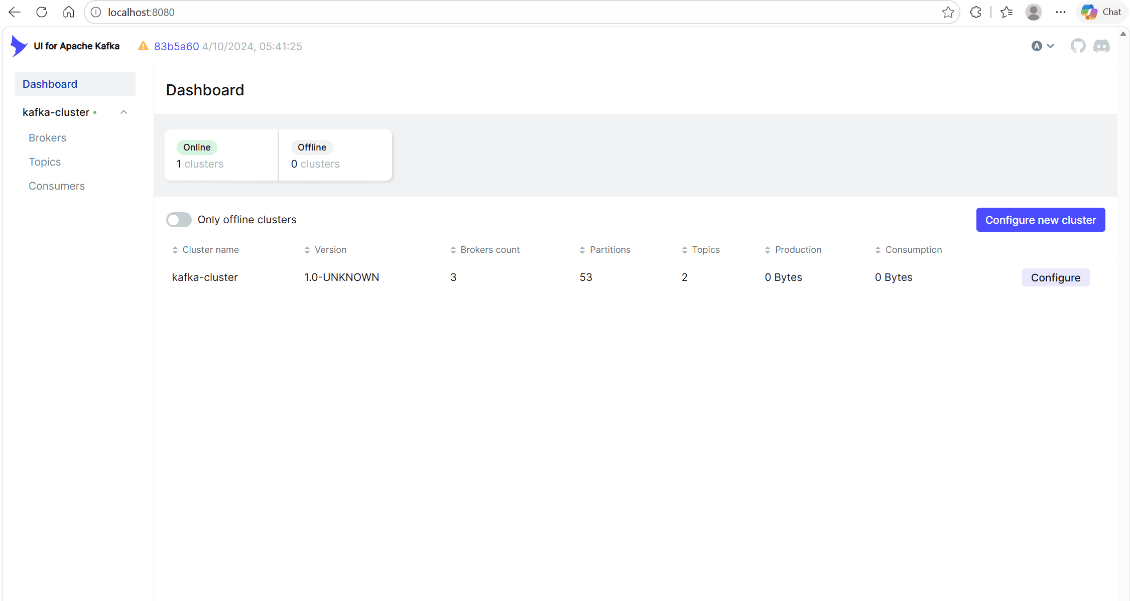 Kafka UI Overview